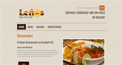 Desktop Screenshot of lenosbargrill.com